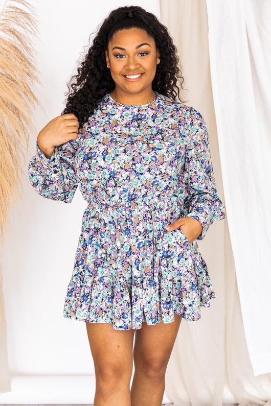 Authentic Style Green Floral Romper