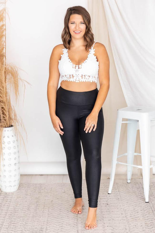 All The Romance White Floral Lace Bralette