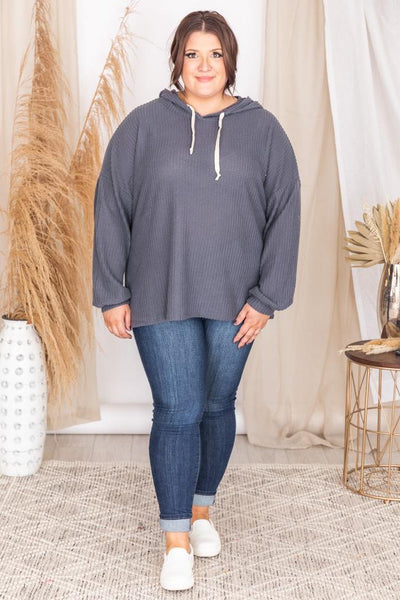 Look For Inspiration Charcoal Pullover