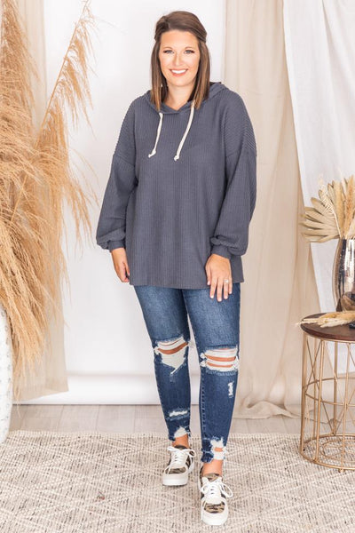 Look For Inspiration Charcoal Pullover