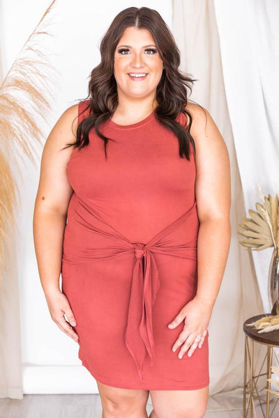 Living For It Brick Bodycon Tank Dress FINAL SALE