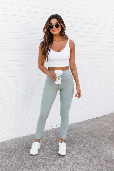 Chasing Reality Olive High Waist Legging