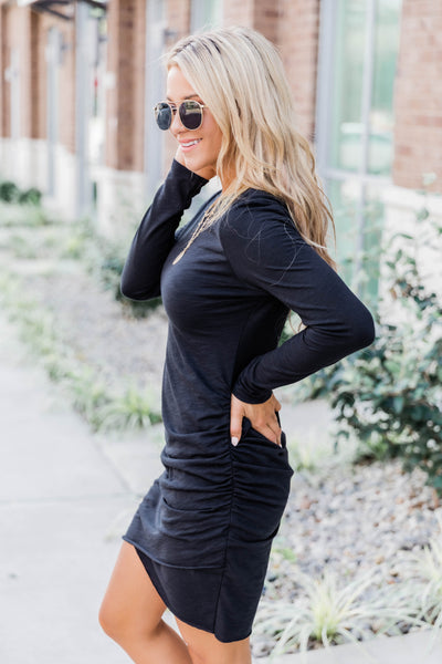 Sure To Fall In Love Black Dress