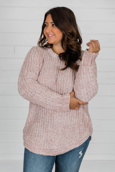 Faithful To My Heart Taupe Sweater