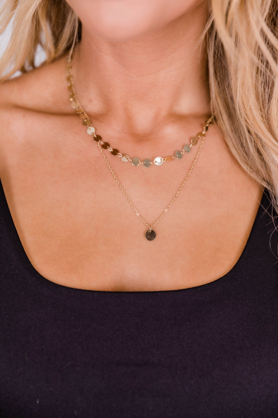 Just A Minute Longer Gold Necklace