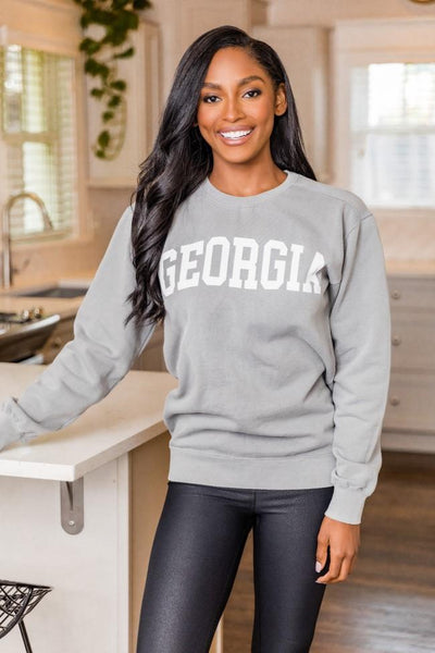 State Graphic Light Grey Sweatshirt