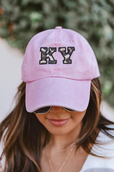 State Applique Pink Baseball Cap