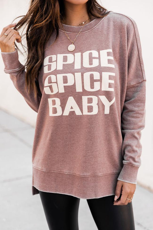 Spice Spice Baby Rust Graphic Sweatshirt