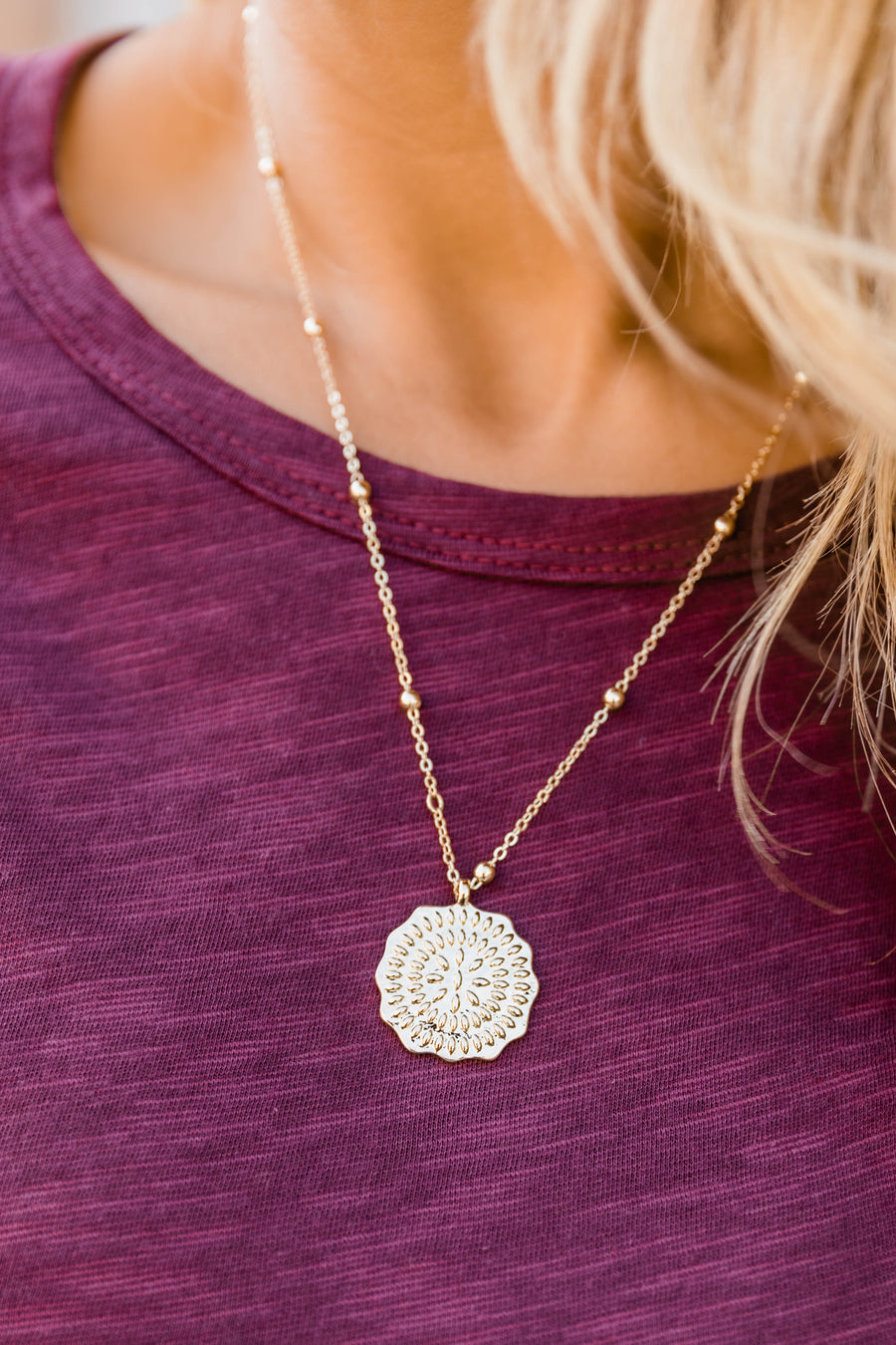 Spill The Tea Necklace Gold