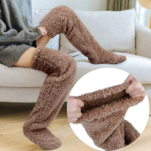 CozyCloud™ Over-the-Knee Socks – Your Winter Comfort Essential