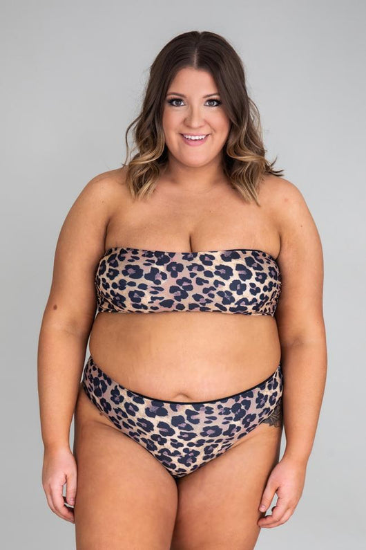 Chase The Waves Leopard Print Bikini Bottoms