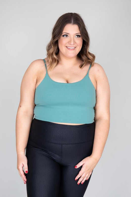 Let's Seize The Day Green Bra Top