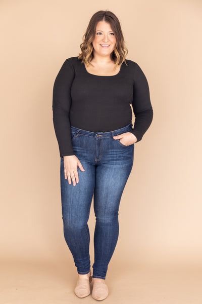 Willa Dark Wash Skinny Jeans