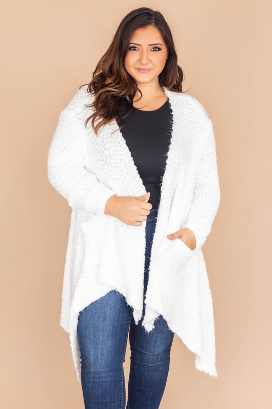 Heart Set On You Popcorn Ivory Cardigan