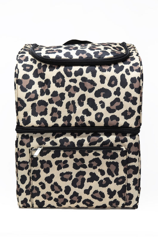 Tropical Breeze Animal Print Cooler Backpack