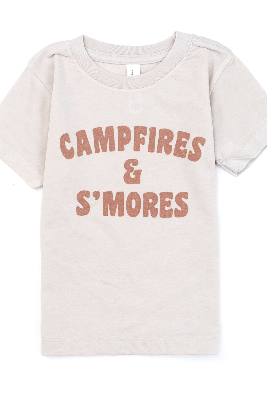 Campfires & S'mores Tan Toddler Graphic Tee