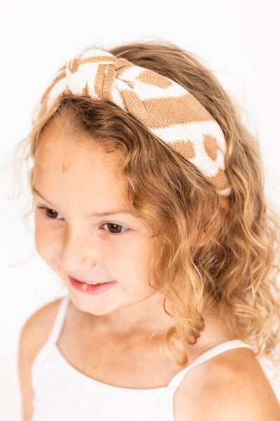 Wisdom Advice Kids Brown Heart Headband