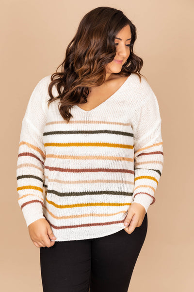 My Fall Favorite Stripe Multi Sweater