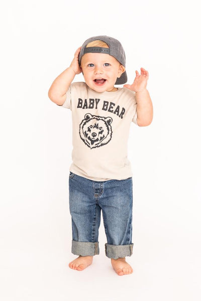 Baby Bear Toddler Graphic Heather Dust Tee