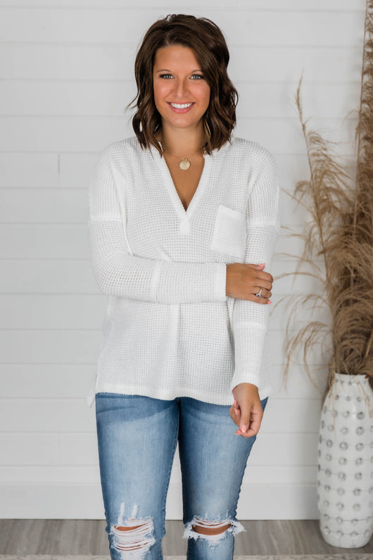 Always Loving You Most White Blouse