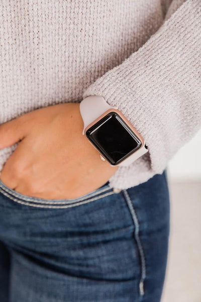 Arrive In Time Mauve Watch Band