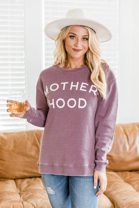 Motherhood Shady Mauve Graphic Sweatshirt