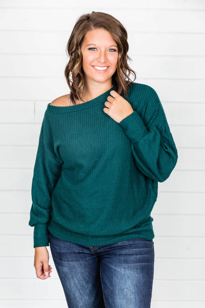 Can't Hide My Feelings Evergreen Pullover