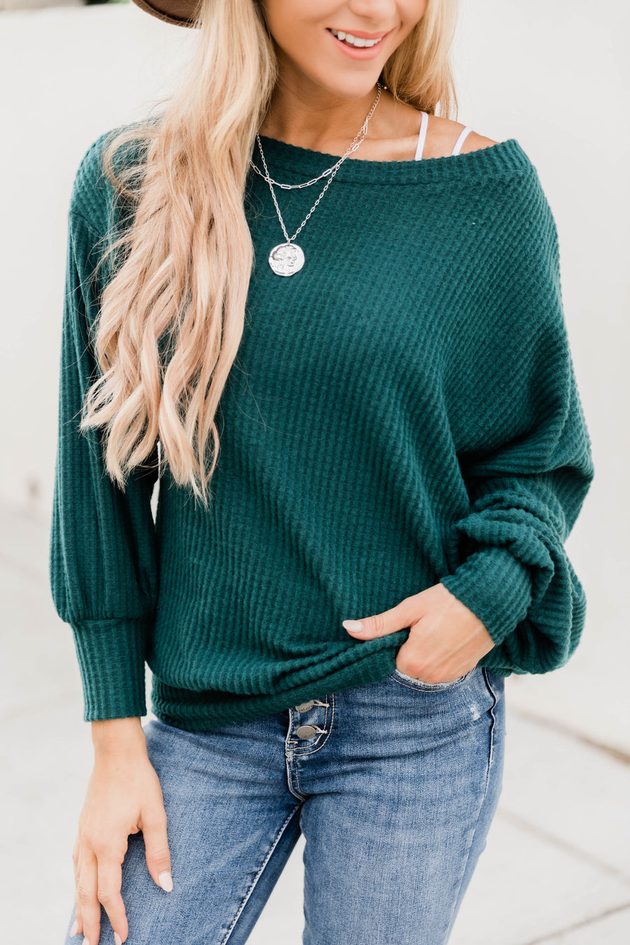 Can't Hide My Feelings Evergreen Pullover