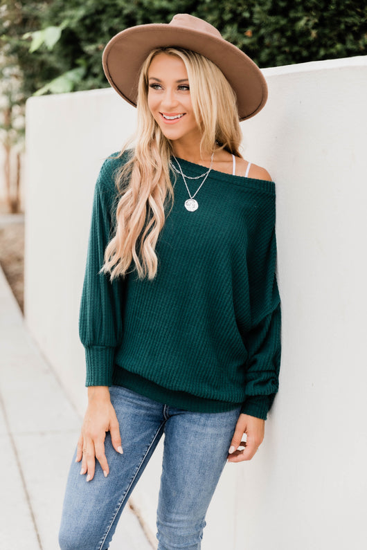 Can't Hide My Feelings Evergreen Pullover