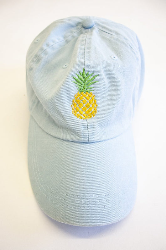 Pineapple Embroidered Baseball Cap