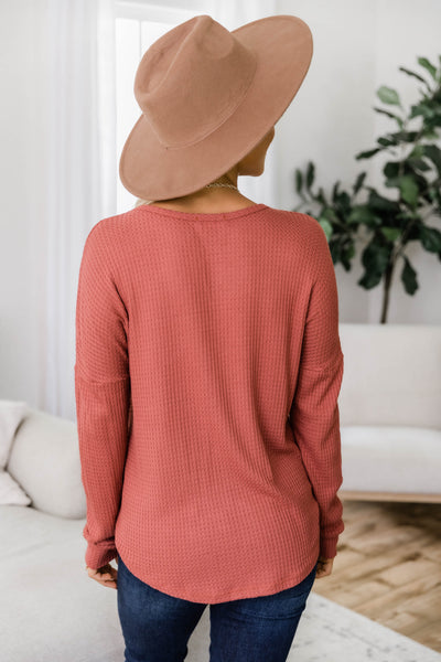 Just Be Beautiful Cinnamon Blouse