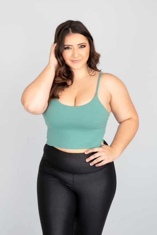 Let's Seize The Day Green Bra Top