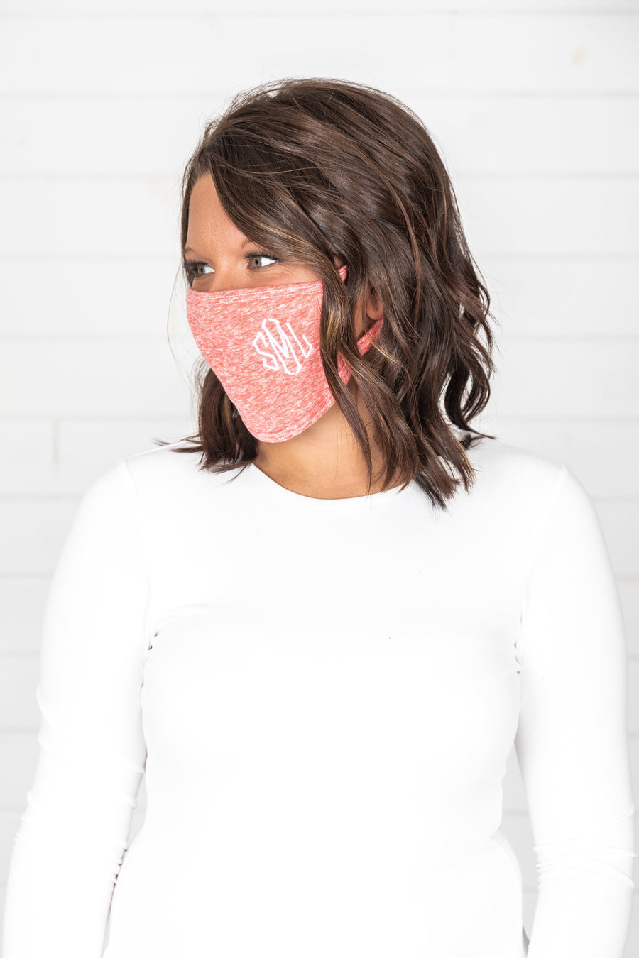 Monogrammed Red Mask