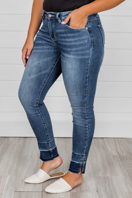 Presley High Rise Jeans Medium Wash