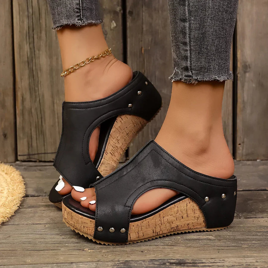 Rio Western Wedge Sandal