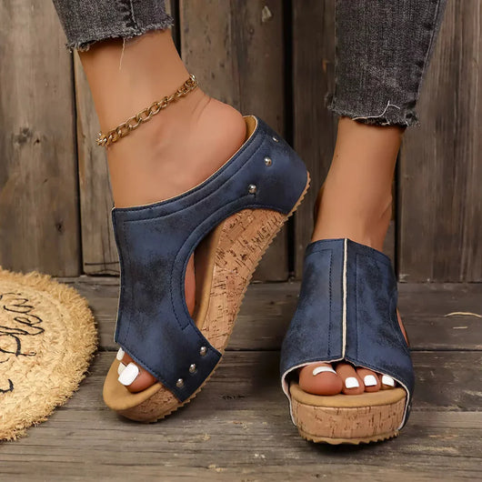Rio Western Wedge Sandal