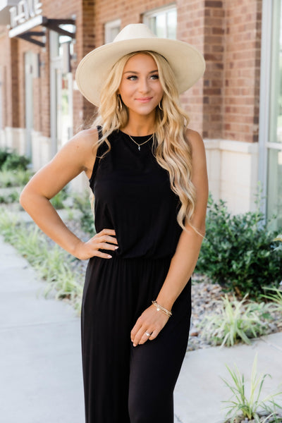 So Much Love Black Jumpsuit