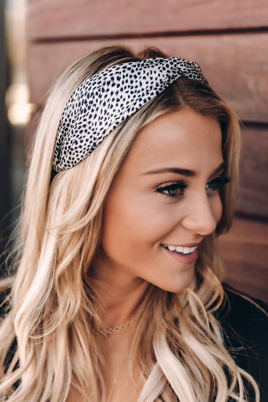 Sweetest Blessing White Printed Headband