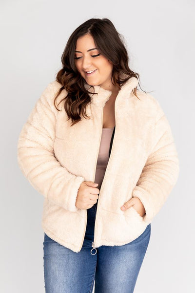 The History Of Us Puffer Tan Jacket