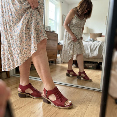 Thalia Stability Comfort Heel Sandal