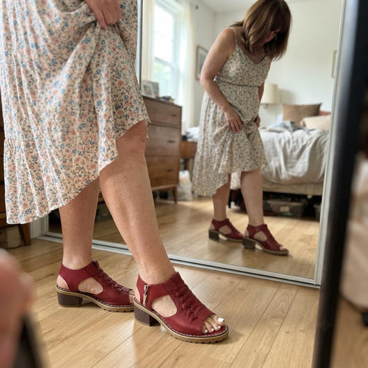 Thalia Stability Comfort Heel Sandal
