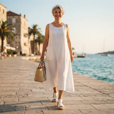 Thalia Stability Comfort Heel Sandal