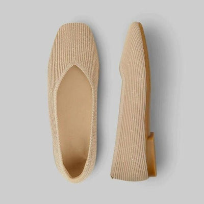 Square-Toe Flats