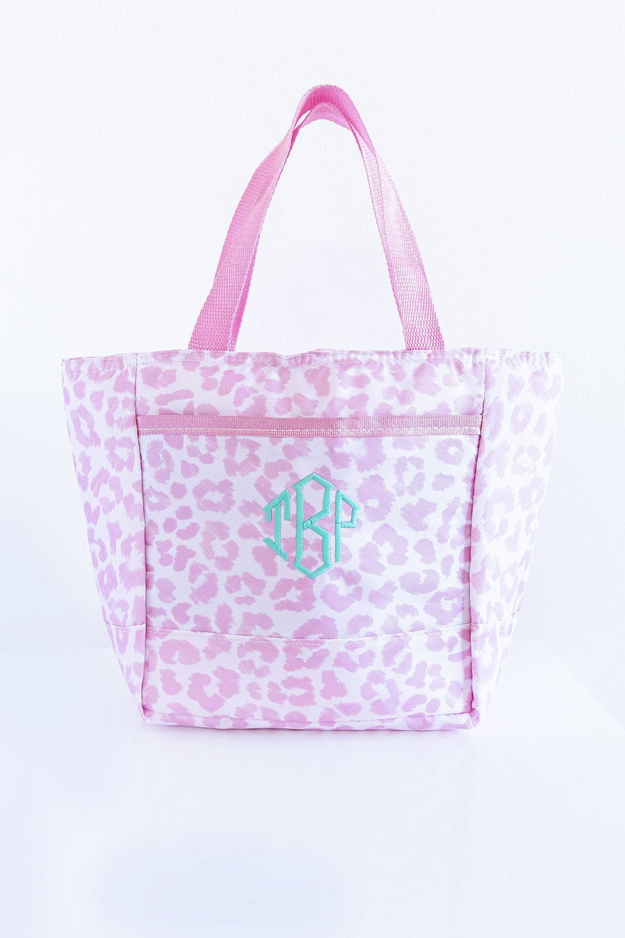 Grab And Go Animal Print Pink Lunch Bag